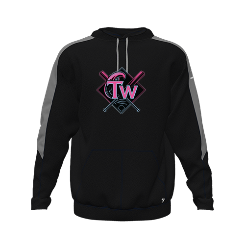 [CUS-DFW-HOOD-FLC-LSL-BLK-YXS-LOGO1] Hoodie (Youth XS, Black, Logo 1)