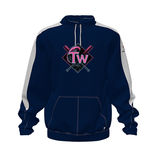 [CUS-DFW-HOOD-FLC-LSL-NVY-YXS-LOGO1] Hoodie (Youth XS, Navy, Logo 1)