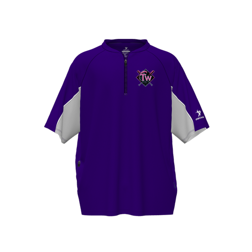 [CUS-DFW-WIND-PER-SSL-PUR-YS-LOGO1] Wind Jacket (Youth S, Purple, Logo 1)