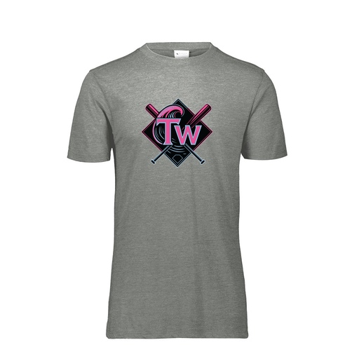 [FTSCUBGY-AS-LOGO1] Decker Men's Tri-Blend T-Shirt - Short Sleeve (Adult S, Gray, Logo 1)